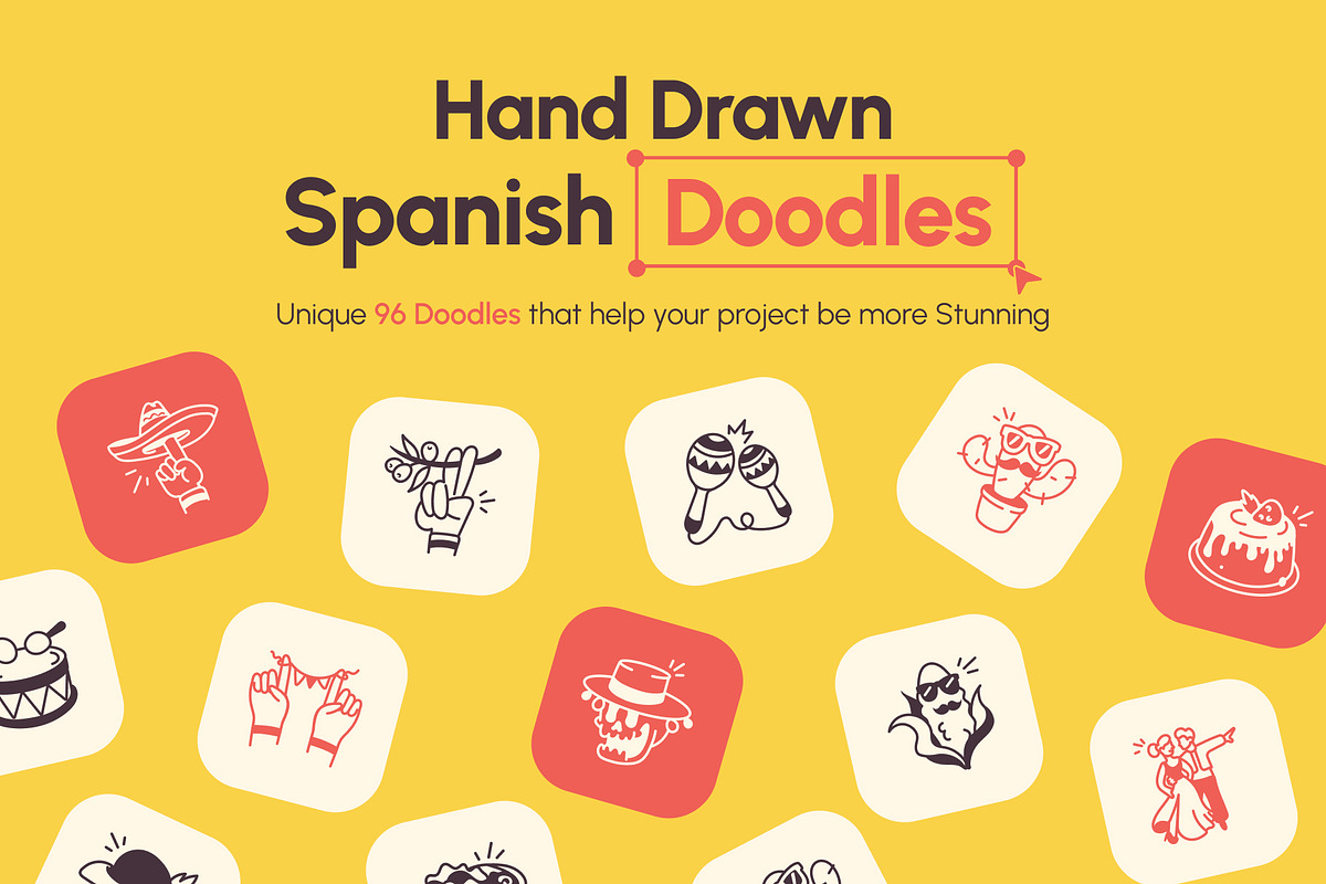 Animated Spanish Doodles, an Outline Icon by Vectors Market (Photo 1 of 5)