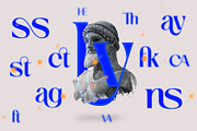 Cas Olgans Elegant Display, a Script Font by Casloop Studio (Thumbnail 5 of 15)