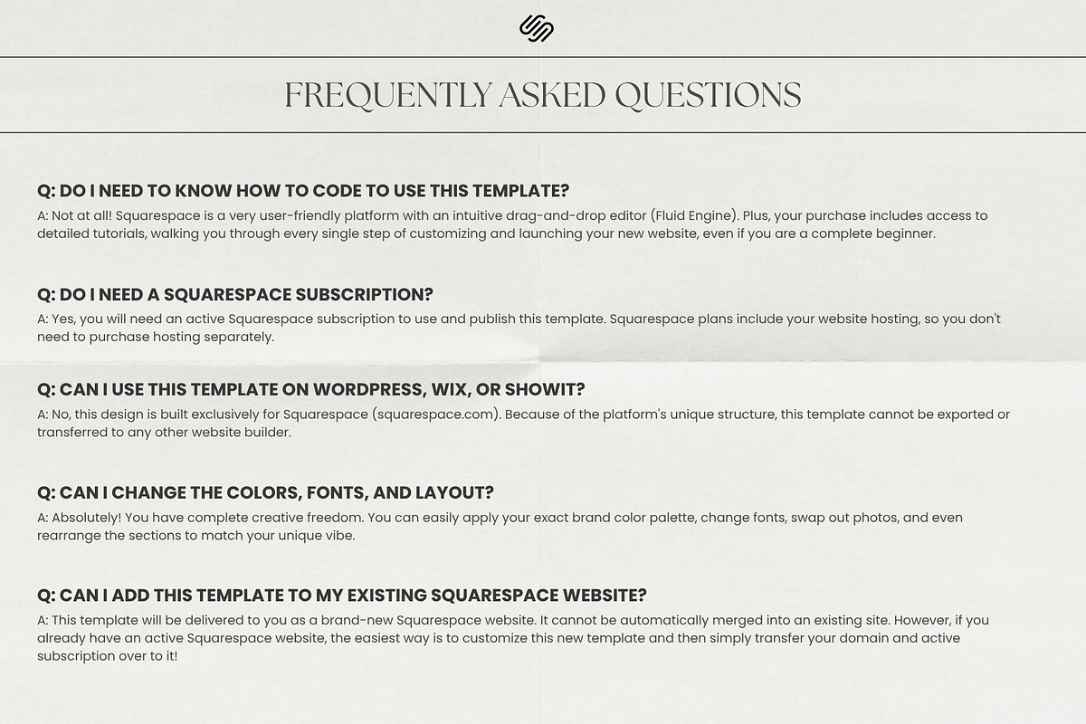 Squarespace Sales Page Template, a Squarespace Template by OliaMuseDesign (Photo 8 of 8)