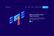 Website Header with illustration, a Device Mockup by Avabil (Thumbnail 7 of 10)