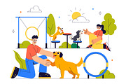 10 Dog Training Illustration, an Animal Illustration by denayunebgt (Thumbnail 4 of 4)