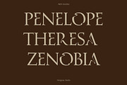 MGN Goddes, a Serif Font by Morgana Studio (Thumbnail 3 of 6)