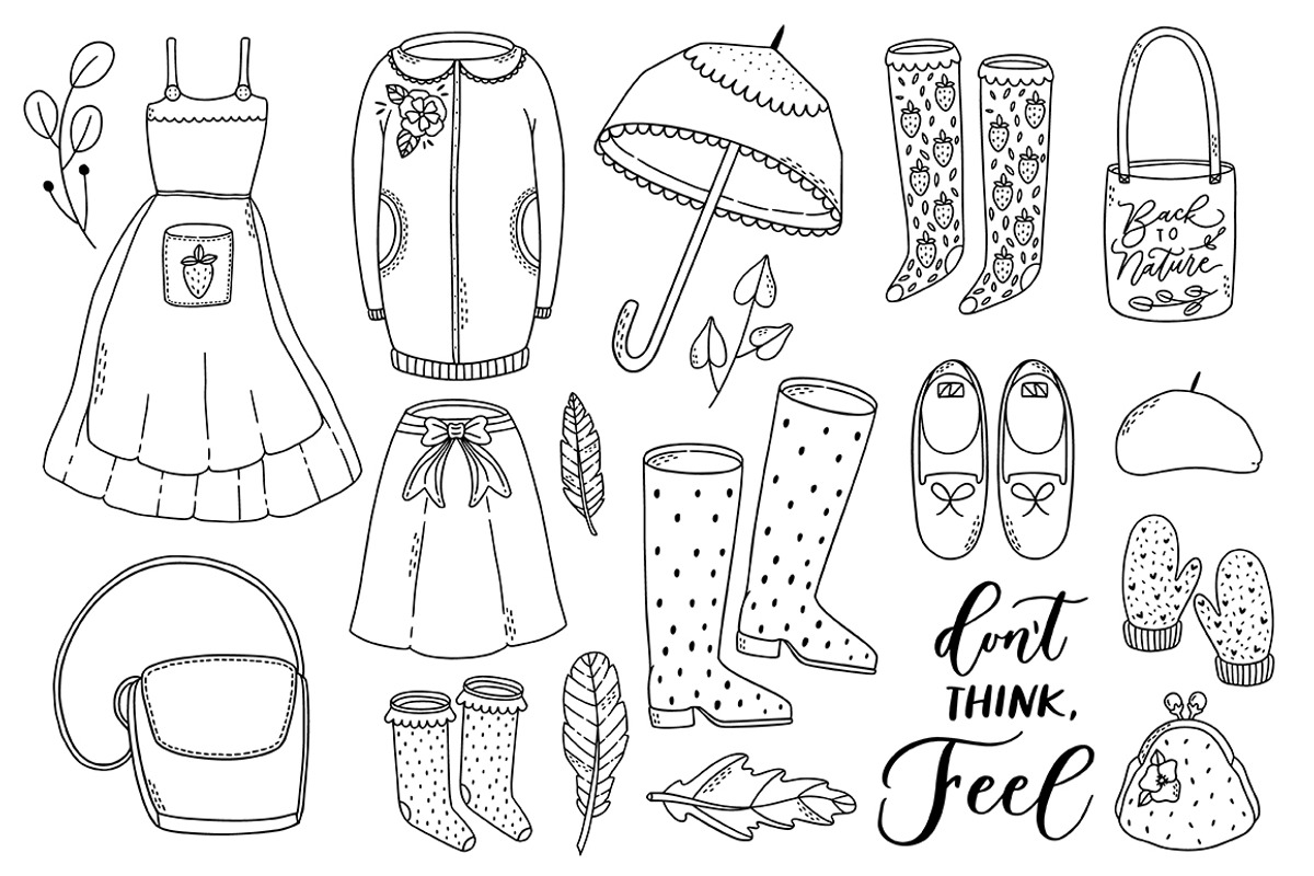 Mori Girl doodles., an Illustration by Sentimental postman (Photo 17 of 18)