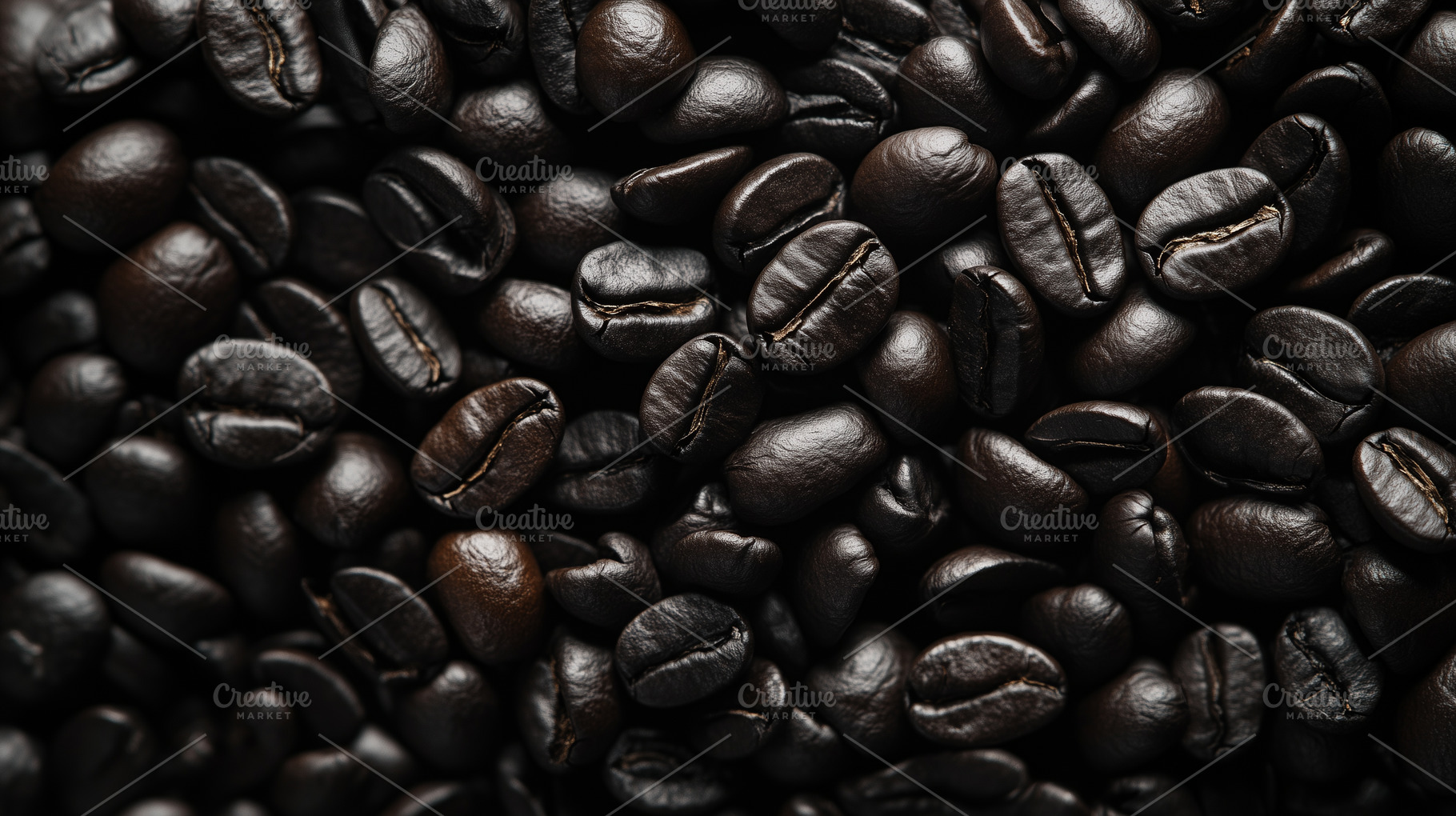 Dark coffee grains background, a Food & Drink Photo by MistyDay