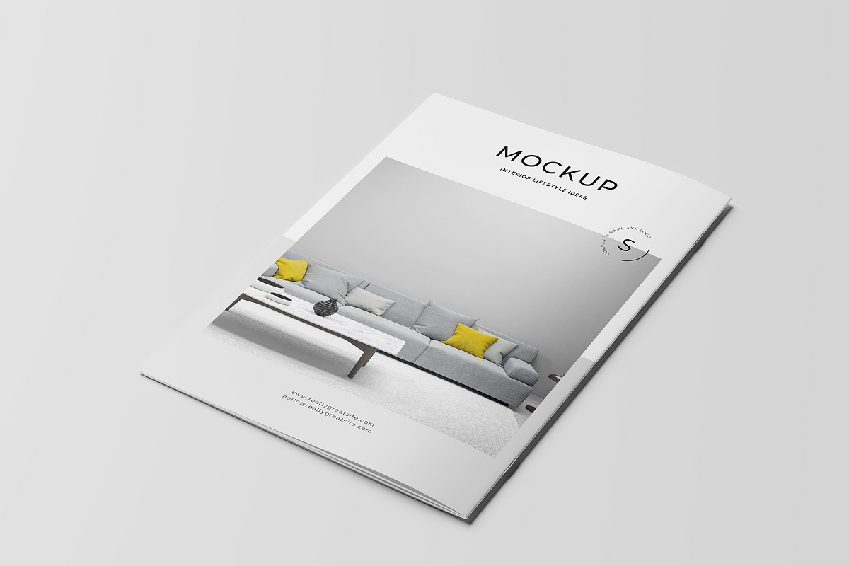 A4 / A5 Brochure Mockup, a Books & Magazine Mockup by Tokobeta