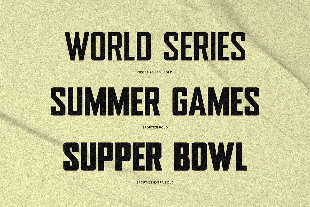 Sportize - Block Condensed Sports, a Sans Serif Font by Dikas Studio (Photo 4 of 9)