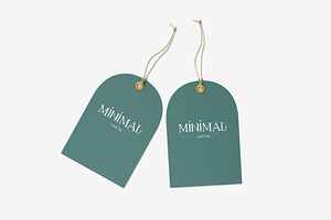 Minimal Label Tag Mockup, an Advertising Mockup by graphypix