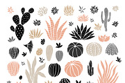 MINI SET Cacti & Succulents Vector, a Decorative Illustration by Iraida_Bearlala (Thumbnail 2 of 4)