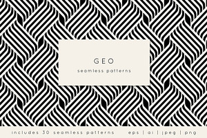 GEO Seamless Patterns Set