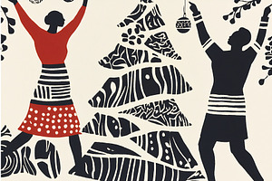 Colorful depiction of a community, an Illustration by Beautiful things