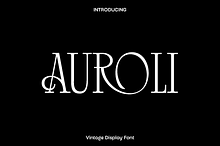 Aureli Vintage Display Font