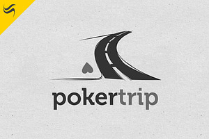 Poker Trip Logo Template