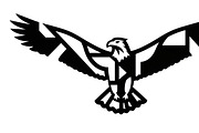 Powerful eagle flying wall art desig, an Illustration by Amazin_art (Thumbnail 24 of 31)