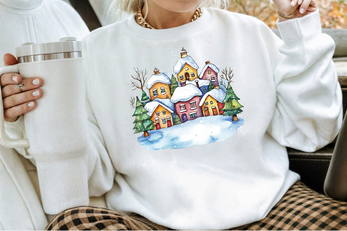 Hand Drawn Cartoon Christmas Clipart, an Illustration by Sublimation Artist (Photo 4 of 6)