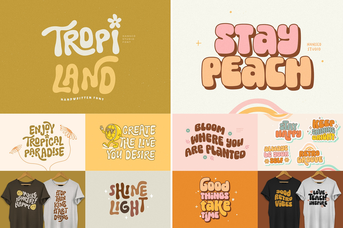 Modern Retro Font Bundle - SALE!, a Font by HansCo Studio (Photo 10 of 14)