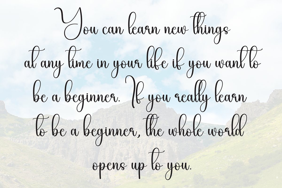 Baby Lady | Script Font, a Handwritten Font by Scratchones (Photo 6 of 9)