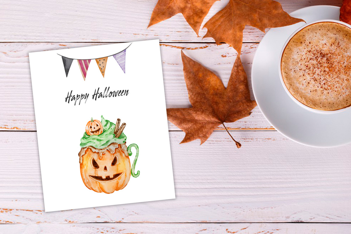Watercolor Halloween Candy Clipart, a Food Illustration by SvetaArtStore (Photo 7 of 9)