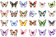 Floral Butterfly Png Bundle Butterfl, an Illustration by Sublimation Artist (Thumbnail 2 of 6)
