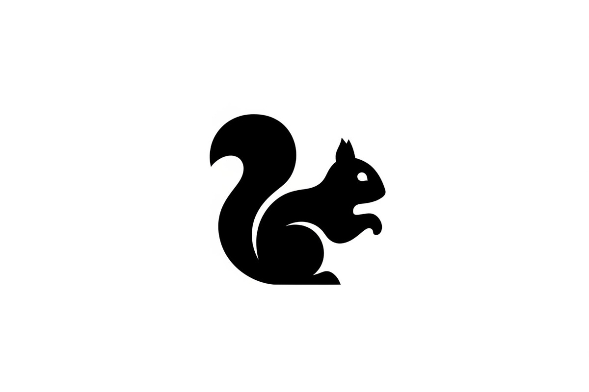 Squirrel Silhouette Vector Bundle, an Illustration by yasushie (Photo 6 of 48)