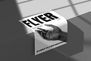 Flyer Mockup, an Advertising Mockup by Unerispace (Thumbnail 4 of 5)