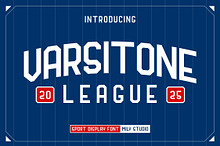 Varsitone League - Sport Font