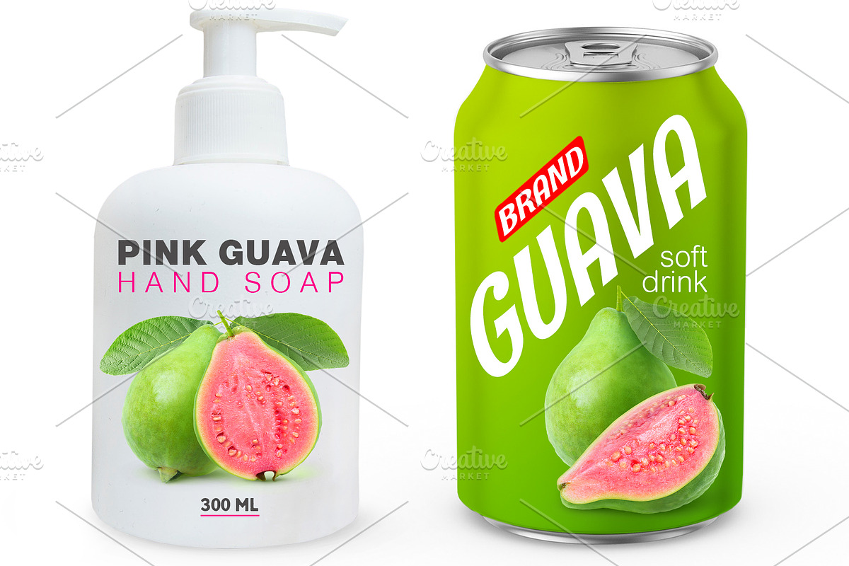 Green Pink fleshed Guava pieces, an Object Graphic by Fruits+Veggies (Photo 11 of 11)
