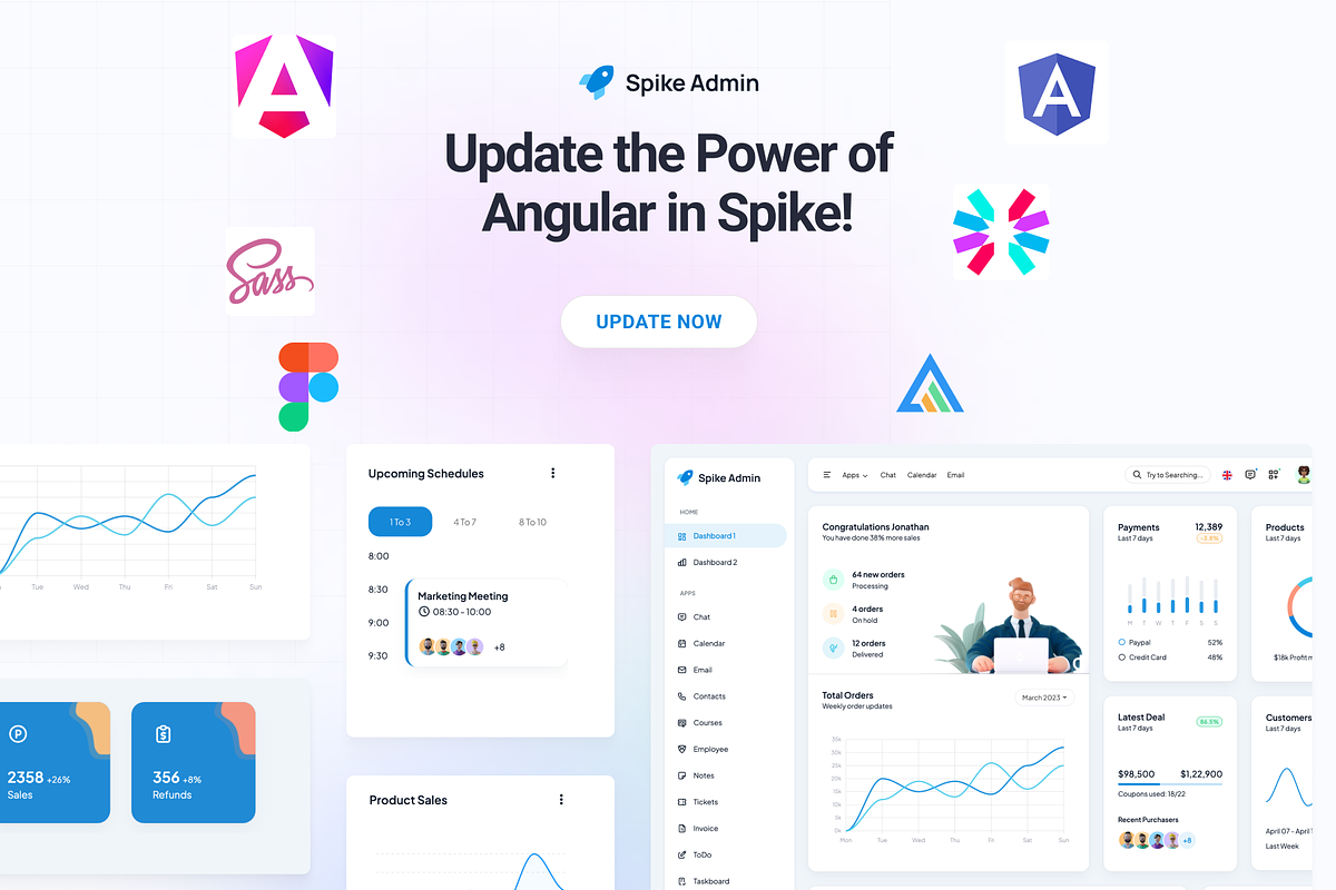 Spike Angular Admin Template