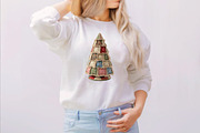 Vintage Retro Patchwork Christmas Tr, an Illustration by SVGArt (Thumbnail 6 of 8)