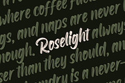 Roselight Brush, a Script Font by din-studio.com (Thumbnail 13 of 16)