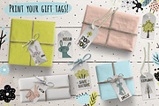 Rabbits Collection: patterns, cards, an Animal Illustration by Gulnara Sabirova (Thumbnail 7 of 16)