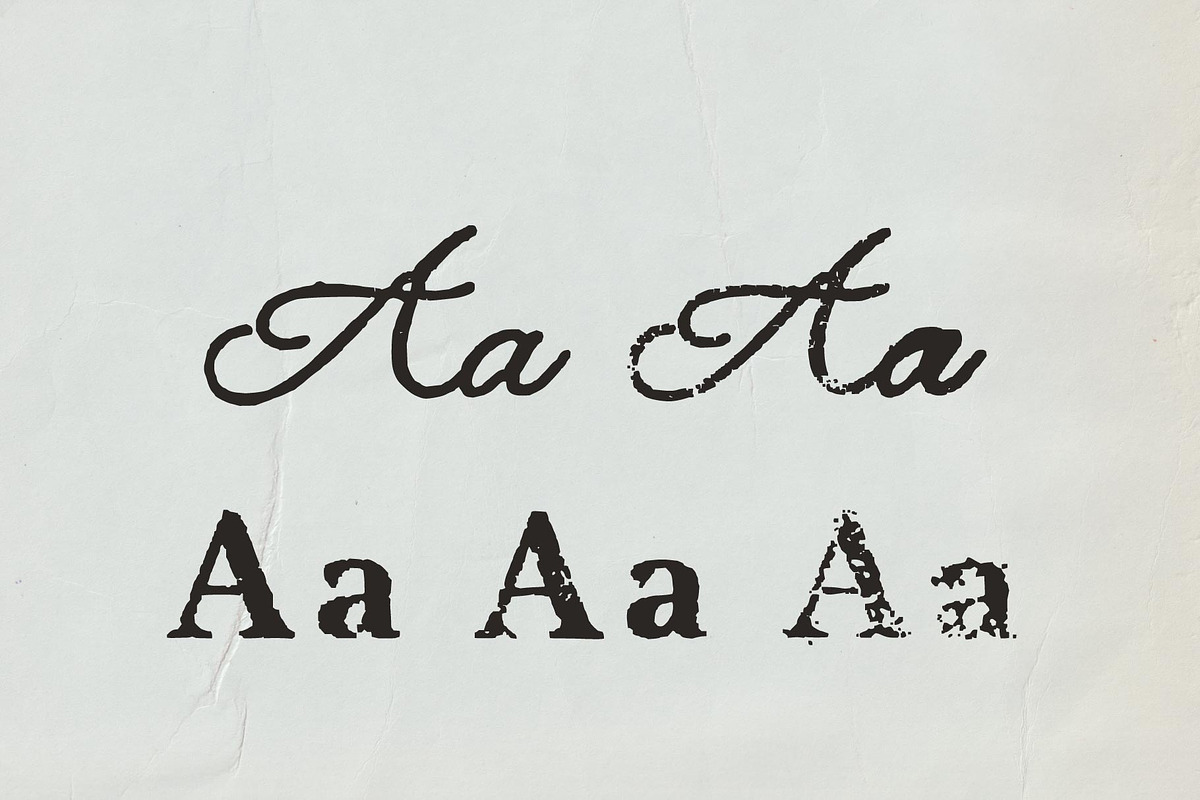 Epharium; Old Vintage Font Duo, a Script Font by Eko Bimantara (Photo 3 of 10)