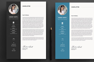 Clean CV / Resume PSD Template