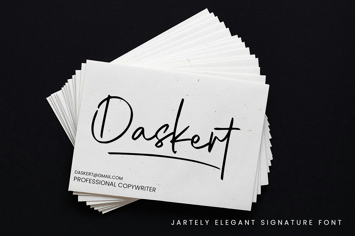 Jartely Font, a Script Font by Zelda Graphic (Photo 6 of 10)