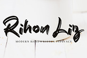 Rihon Liz, a Handwritten Font by pineungtype (Thumbnail 1 of 6)