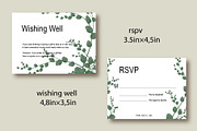 Invitations with eucalyptus leaves, an Invitation Template by Digital illustration shop (Thumbnail 3 of 5)