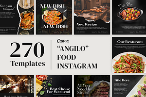 Food Instagram Marketing Templates