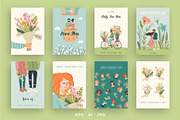 Romantic Card Collection, a Person Illustration by Nadia Grapes (Thumbnail 3 of 4)