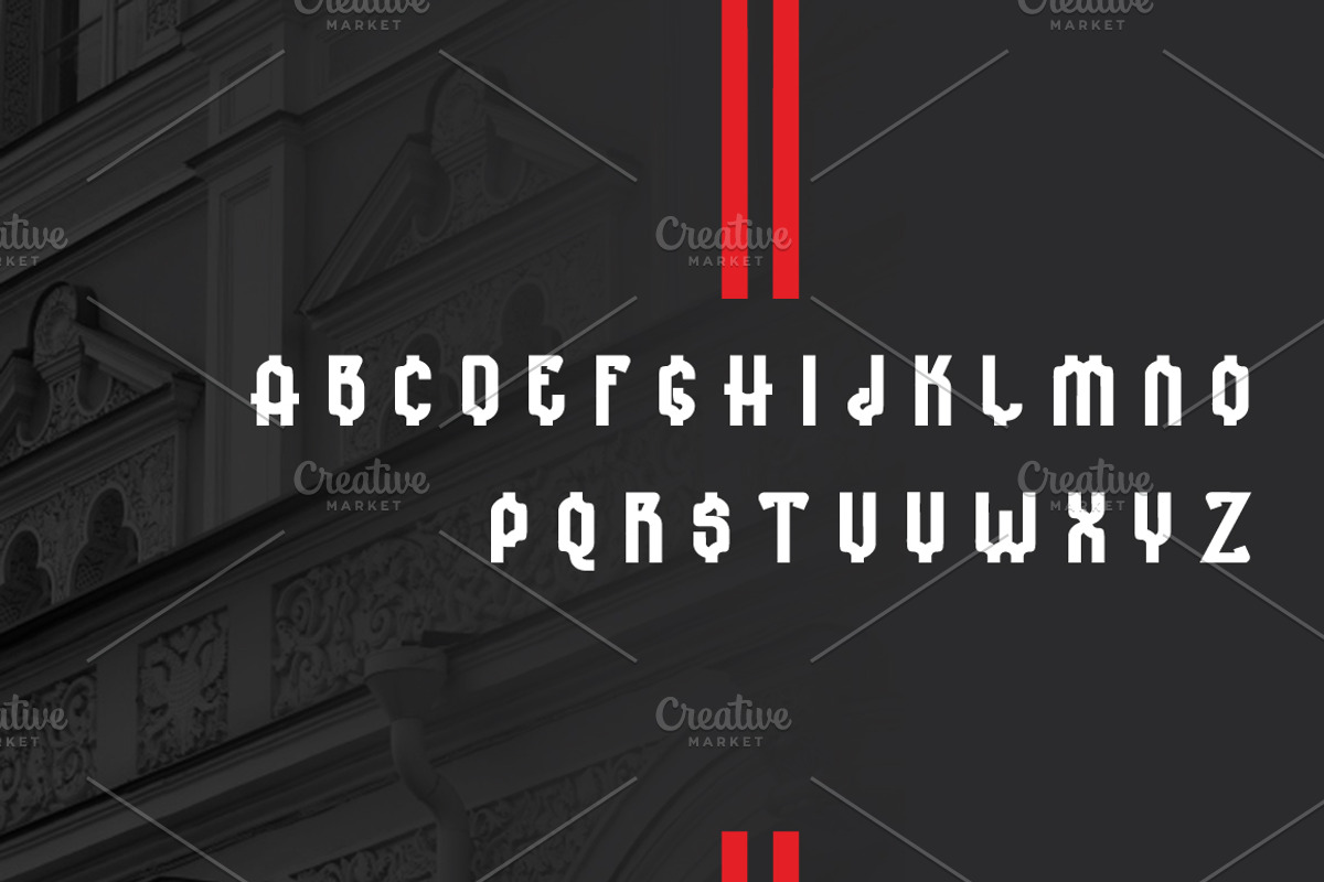 Retromania font. preview 4