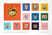 Illustration Logo Badges Bundle, a Branding & Logo Template by The Good Store (Thumbnail 3 of 10)