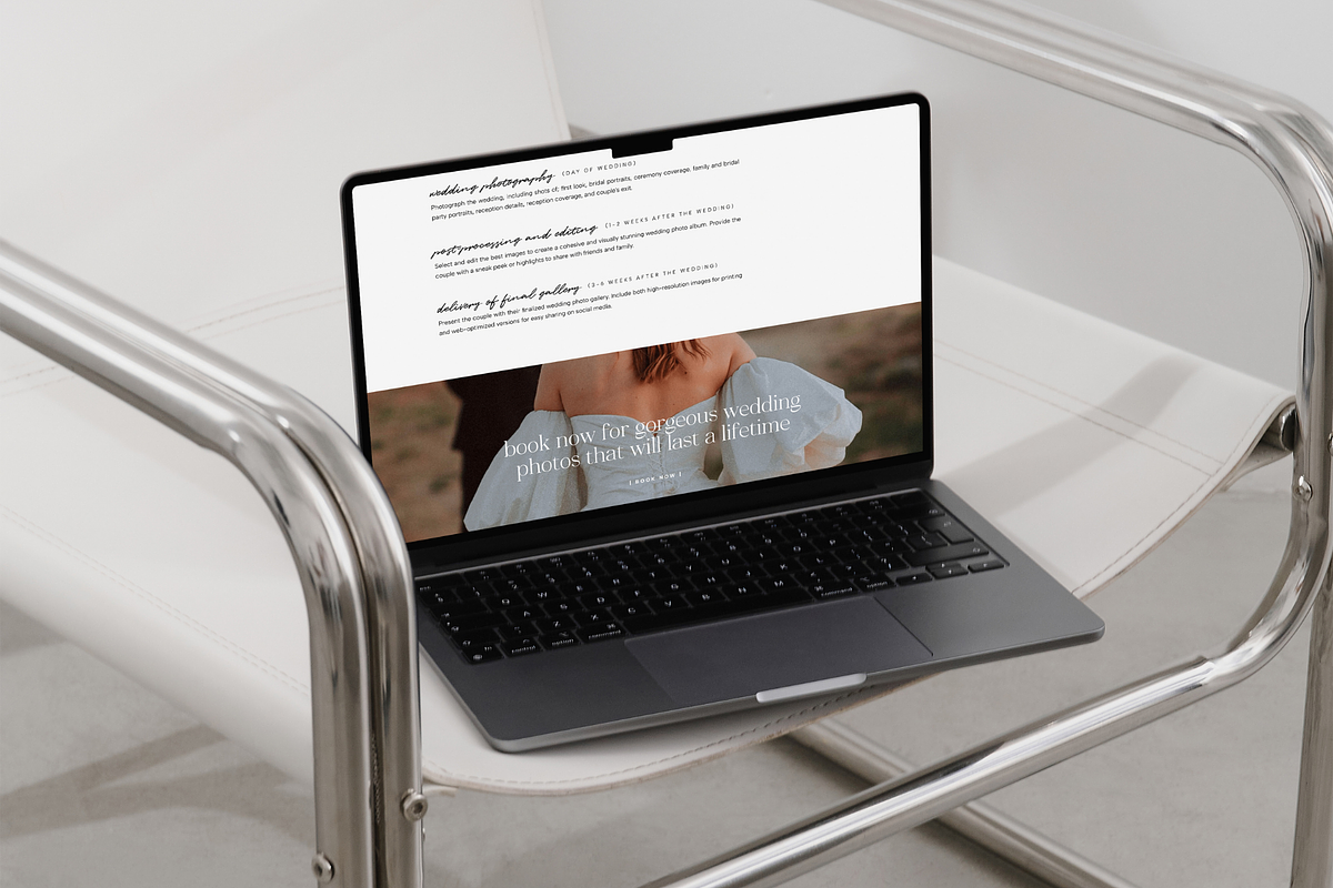 Photographer Showit Website Template, a Landing Page Template by Blush Created (Photo 2 of 20)