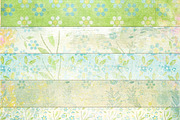 Shabby Chic Floral Digital Papers, a Pattern Graphic by Carrie Stephens Art (Thumbnail 4 of 6)