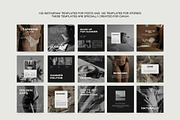 Aesthetic Instagram Templates XVII, a Social Media Template by Instprofi | Studio Estimo (Thumbnail 10 of 12)