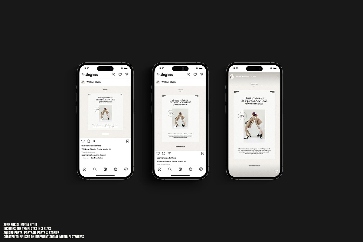 SERE / Entire Instagram Collection, a Social Media Template by Wildnun Studio (Photo 47 of 53)