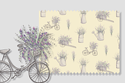 Watercolor Lavender Pattern, a Pattern Graphic by Lady Bruniere Design (Thumbnail 3 of 14)