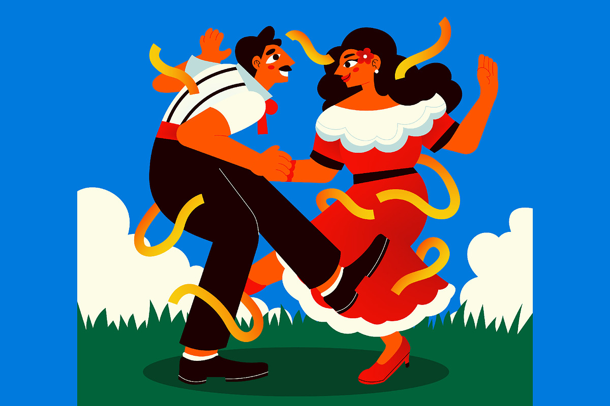 Dia De La Hispanidad Illustration, an Illustration by graphicook