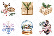 Celestial Christmas Clipart, an Illustration by DreamPrint404 (Thumbnail 2 of 5)