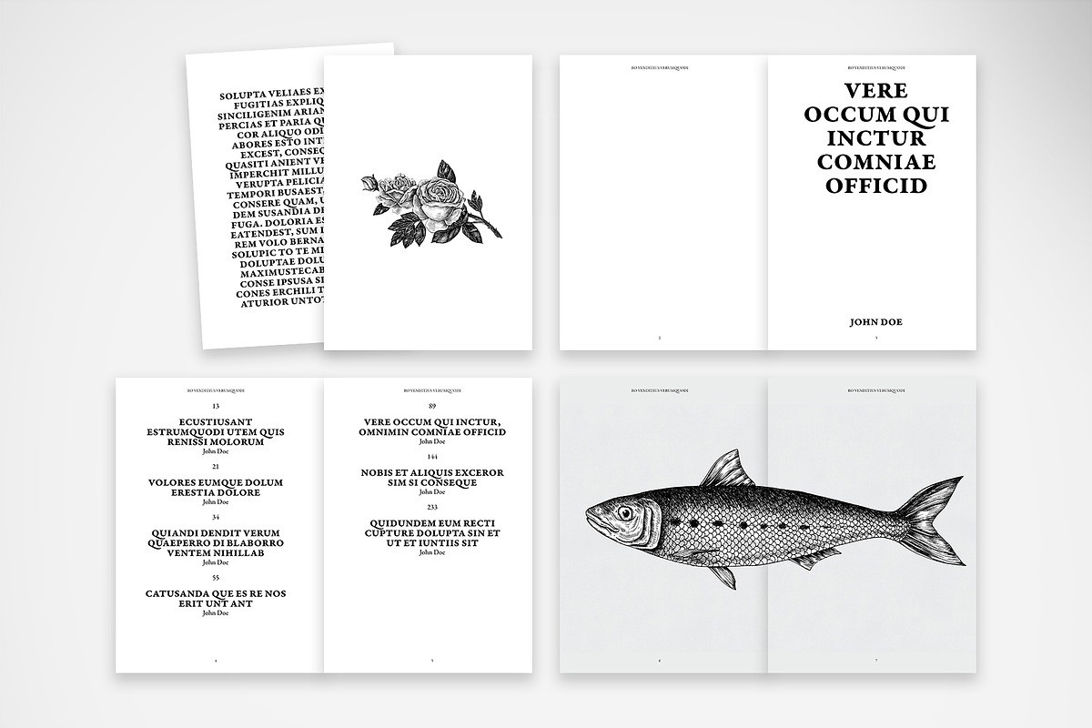 Vintage Storybook Template, a Print Template by McLittle Stock (Photo 2 of 5)