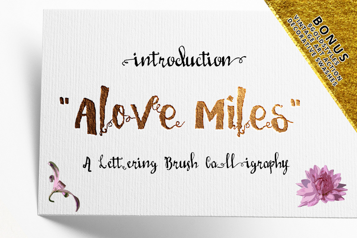 Love Mile Typeface