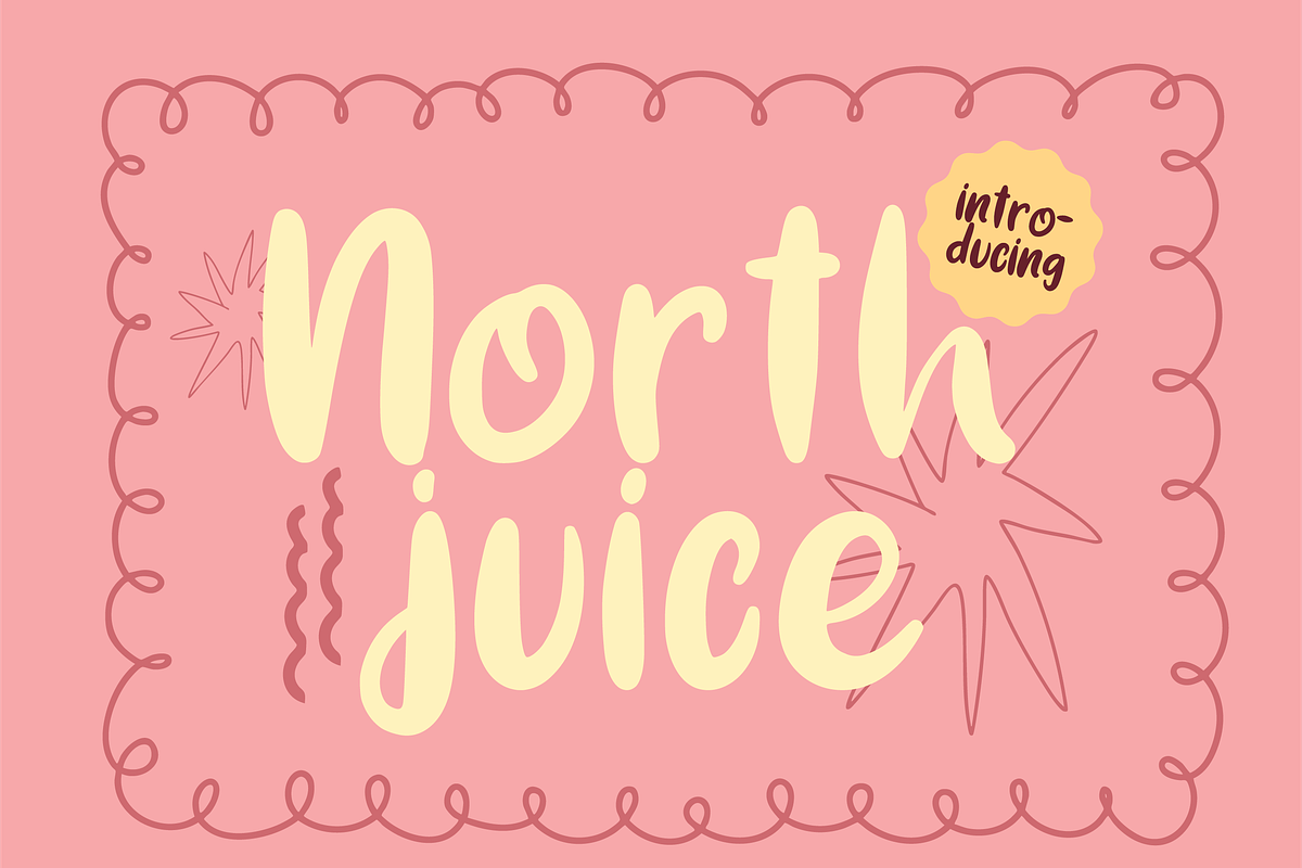 Northjuice - Handwritten Font, a Handwritten Font by Berdansabersama (Photo 1 of 8)