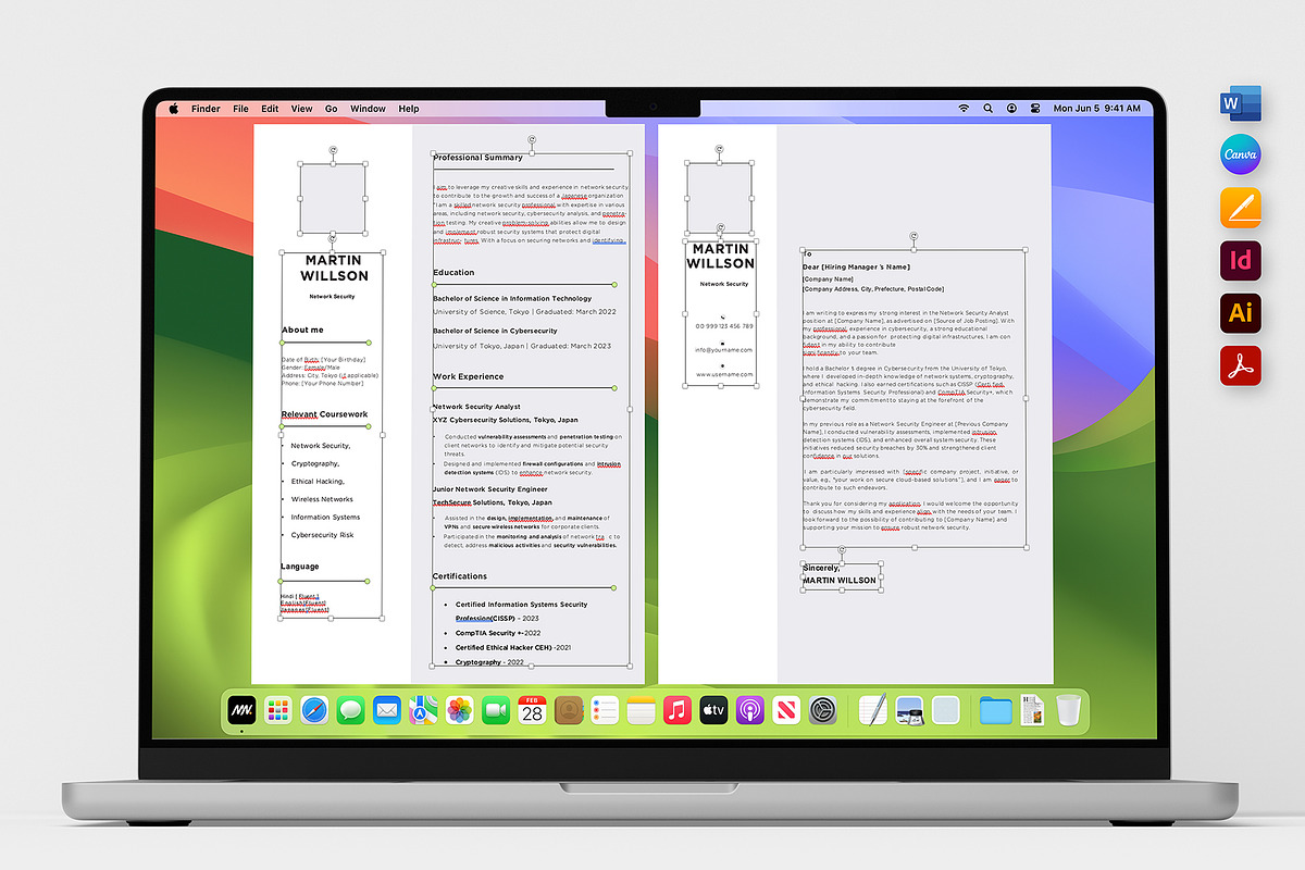 Japanese Job Market Resume Templates, a Resume Template by Nur Designer (Photo 4 of 4)